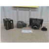 Image 1 : Vintage Cameras: Polaroid, Gown 8-T3, Brownie Target, Plus