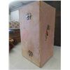 Image 10 : Porcelain Doll on Stand 17'' Tall , Doll Case 8'' x 8 1/2'' x 15 3/4'' , Doll Clothing
