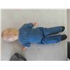 Image 12 : Porcelain Doll on Stand 17'' Tall , Doll Case 8'' x 8 1/2'' x 15 3/4'' , Doll Clothing