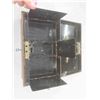 Image 9 : Oil Lamp No Chimney, Stained Glass Style Shade, Glass Chimney, Vintage Metal Lock Box