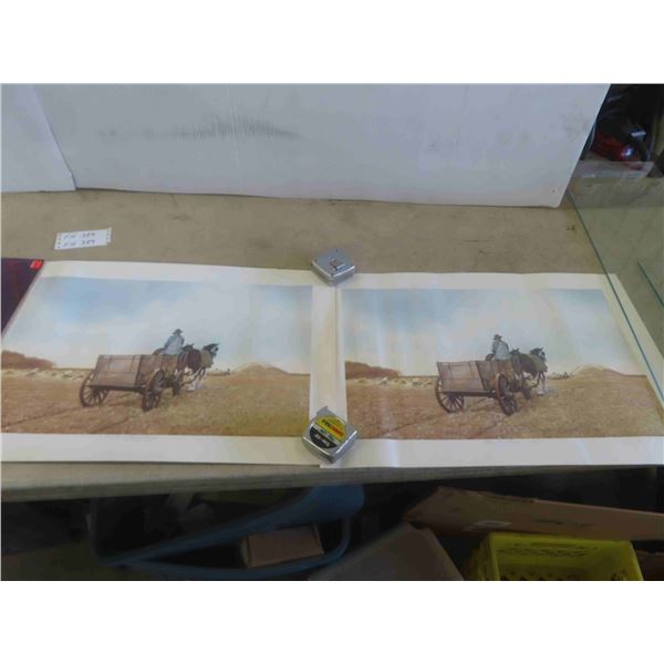 2 Signed and Numbered Prints 24'' x 16 1/2'' 