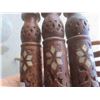 Image 9 : Oak Swivel Bar Stool Seat Height is 24 1/2'' , Ornate Base Side Table No Top 