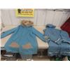 Image 1 : Handcrafted Wool Coat by Canadian Eskimos with Matching Cover 
