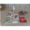 Image 1 : Nintendo Wii Game Console with Power Cord, New Controller, 3 Video Games 