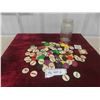 Image 1 : 100+ Vintage Jello Car Tokens in Mason Sealer Jar 