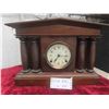 Image 1 : Arthur Pequegnat Mantle Clock 17 3/4'' x 6 3/4'' x 13'' - No Key