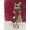 Image 1 : Sealyham Terrier Brass Fireplace Tool 19'' Tall 