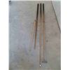 Image 2 : 2 1/2 Pool Cues and Rest 