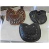 Image 2 : 3 Tractor Seats (2) Cast (1) Tin