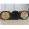 Image 2 : Vintage Tins: (3) Dupont Smokeless Shotgun Powder , Nitro Powder Solvent