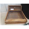Image 1 : Vintage Wood/Plexi Glass Counter Cigarette/Tobacco Dispenser 19 1/4'' x 11 1/2'' 