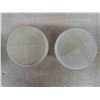Image 4 : 3 Light Shade Covers - Vintage , 1 Complete Fixture