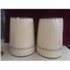 Image 3 : 4 Vintage Lamps with Shades 11'' Tall  without Shade , Shade Measures 10'' 