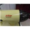 Image 2 : Vintage Sunbeam Yellow Mixmaster with 2 Mixing Bowls - Works , Missing 