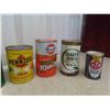 Image 2 : Oil Cans with Product : Esso , Gulf , Quaker State , Goldex Cream 