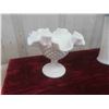 Image 3 : Anchor Milk Glass Vase , Candy Dish , Anchor Casserole Dish with Lid 