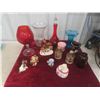 Image 1 : Vases, Knick Knacks, Decanter, Salt and Pepper, Large Wine Glass & More 