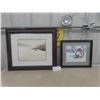Image 1 : 2 Framed Pictures  Largest Measures 24'' x 20''