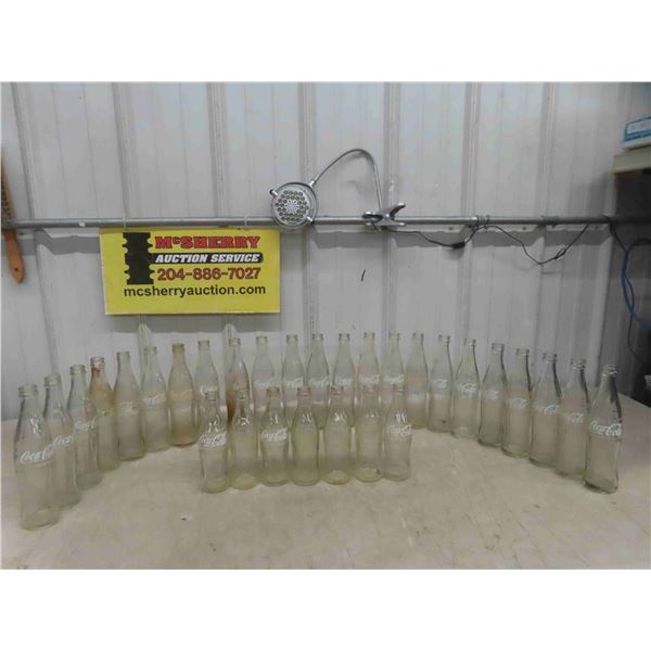 30 Coca Cola Bottles 10 Ounce & 6.5 Ounce 
