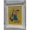 Image 2 : 2 Vintage Pictures of Donald Duck and Pluto by Walt Disney Productions in Plastic
