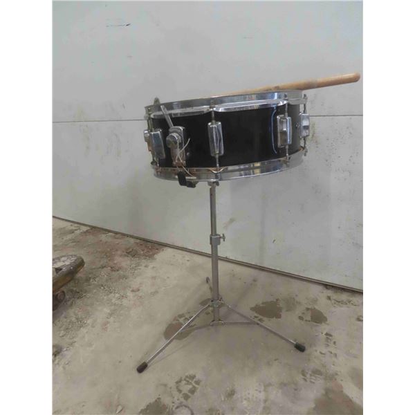 Snare Drum with Stand and Drumsticks 