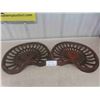 Image 1 : 2 Deering Cast Tractor Seats