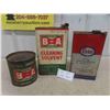 Image 1 : 3 Vintage Cans : Esso, BA Solvent, Lubricant