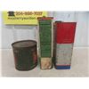 Image 3 : 3 Vintage Cans : Esso, BA Solvent, Lubricant