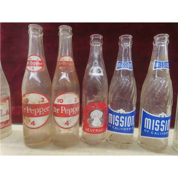 24 Pop Bottles : Mission, Kings, Double Cola, Pepsi, Coca Cola & More 