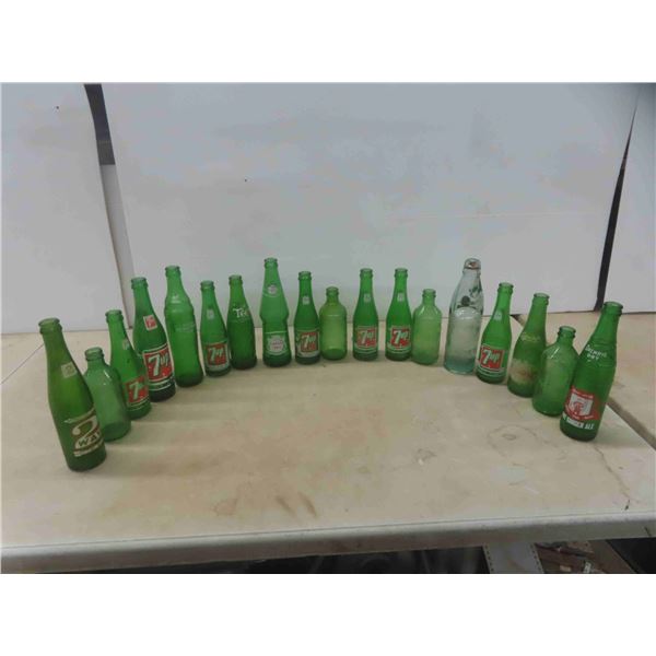 18 Pop Bottles: Canada Dry, Teem, 2 Way , Drewrys & More 