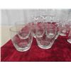 Image 2 : 38 Pieces of Pattern Glassware : Wine , Juice Glasses, Coffee Mugs, Cream 