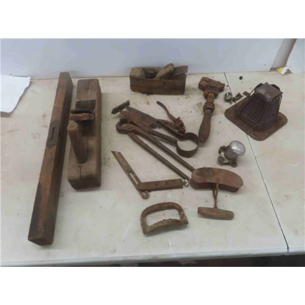 Vintage Toaster, Planer, Level & More