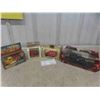 Image 1 : 4 Diecast Trucks in Original Packages - 1 Package is Damaged