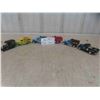 Image 1 : 6 Diecast Trucks Largest Measures 5 1/4'' x 1 3/4'' x 2'' 
