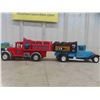 Image 8 : 6 Diecast Trucks Largest Measures 5 1/4'' x 1 3/4'' x 2'' 