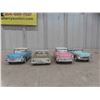 Image 2 : 4 Diecast Cars Scale 1:24 : Chevy, Oldsmobile 