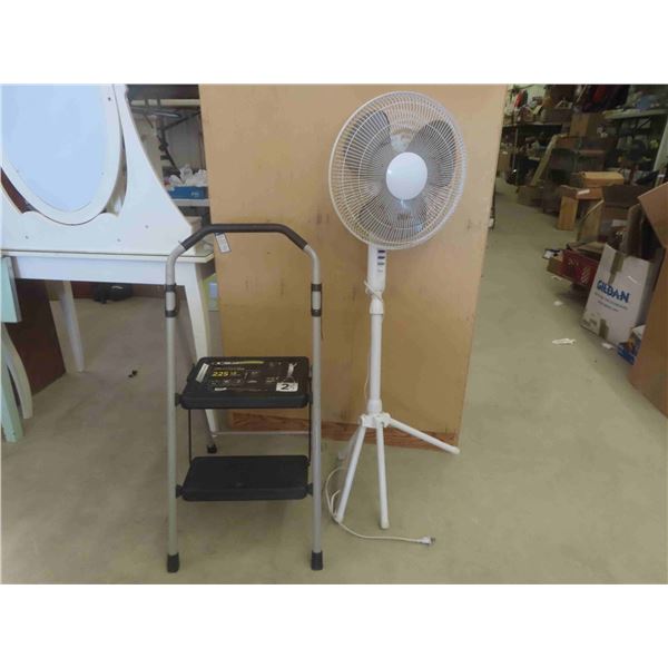 Stand Up Fan , 2 Step Step Stool