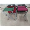Image 3 : 5 Folding Camping Seats , 3 Person Dome Tent