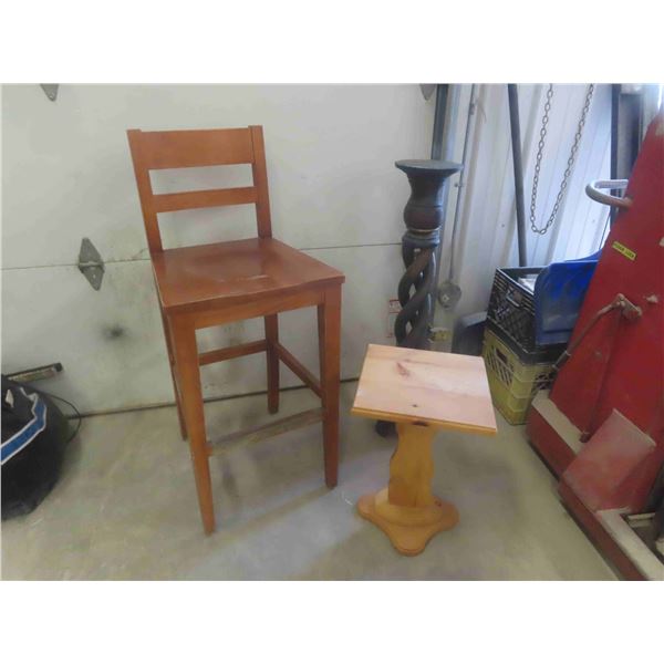 Wood Bar Stool , Wood Stands 