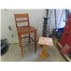 Image 1 : Wood Bar Stool , Wood Stands 