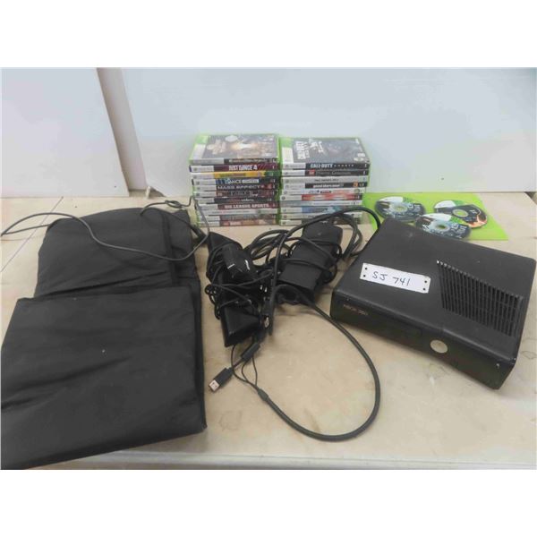 Xbox 360 Game Console, Dance Mat & 22 Games 
