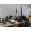 Image 1 : Hockey Equipment : 2 Sticks, Helmet, Shin Pads, Gloves, Elbow Pads, 5 Pairs