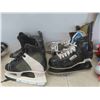 Image 2 : Hockey Equipment : 2 Sticks, Helmet, Shin Pads, Gloves, Elbow Pads, 5 Pairs