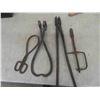 Image 2 : Vintage Tools,Branding Iron, Wood Level, Heavy Duty Hinges