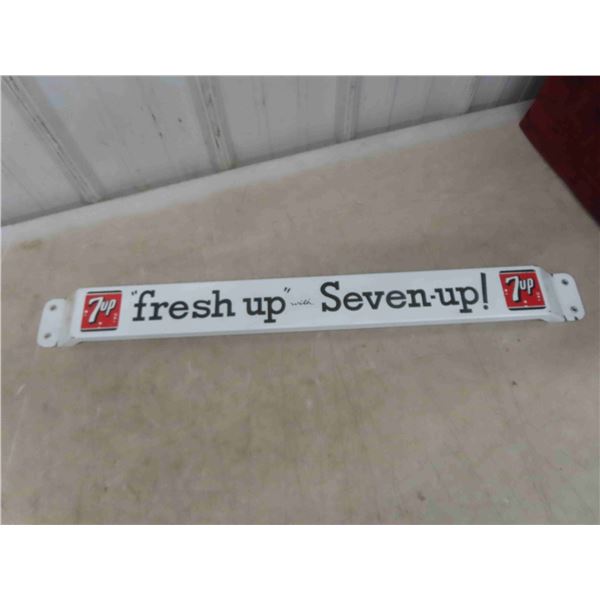 Vintage 7UP Door Push Bar
