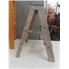 Image 2 : 2- Step Wood Step Stool & 2 Tier Shelf 13 1/2'' x 31 1/2'' x 29 1/2" H