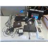 Image 1 : Phones, Microphone, Cassette Player, Security Camera, Power Bar