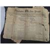 Image 2 : April 20. 1912 Manitoba Free Press Sinking of the Titanic & Winnipeg Tribune Oct. 2 . 1965 