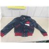 Image 1 : Vintage 1970s Air Canada Flight Airline Staff Jacket Blue Satin Button