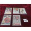Image 1 : (5) 1977-78 Hockey Cards